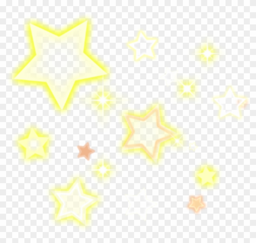 #neon #stars #twinkle #sterne #yellow #gelb - Star Gifs With Transparent Backgrounds Clipart #3372583