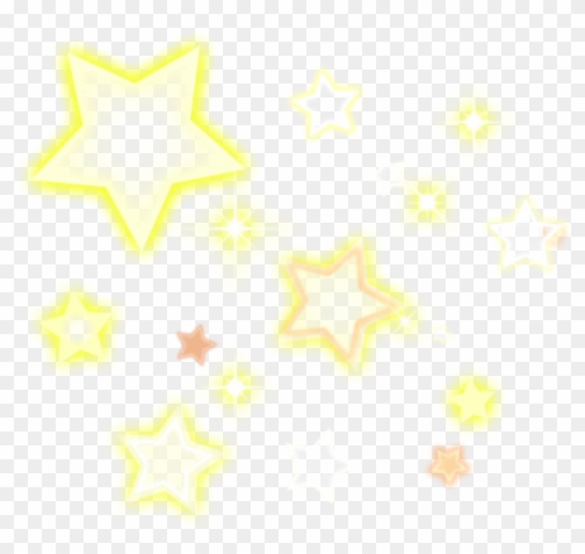 #neon #stars #twinkle #sterne #yellow #gelb - Star Gifs With Transparent Backgrounds Clipart