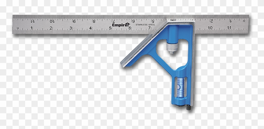 Combo Square - Metalworking Hand Tool Clipart #3372692