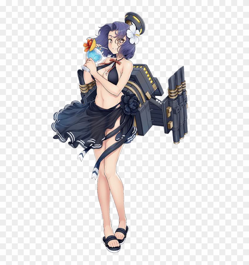 Tatsuta Also Gained A Swimsuit ◊ Of - Tatsuta Kancolle Summer Clipart #3373047