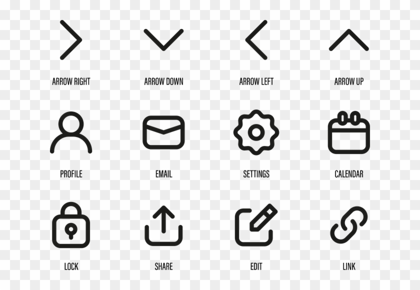 Icons, Web, Symbols, Communication, Digital, Graphic - Simbolos Web Clipart