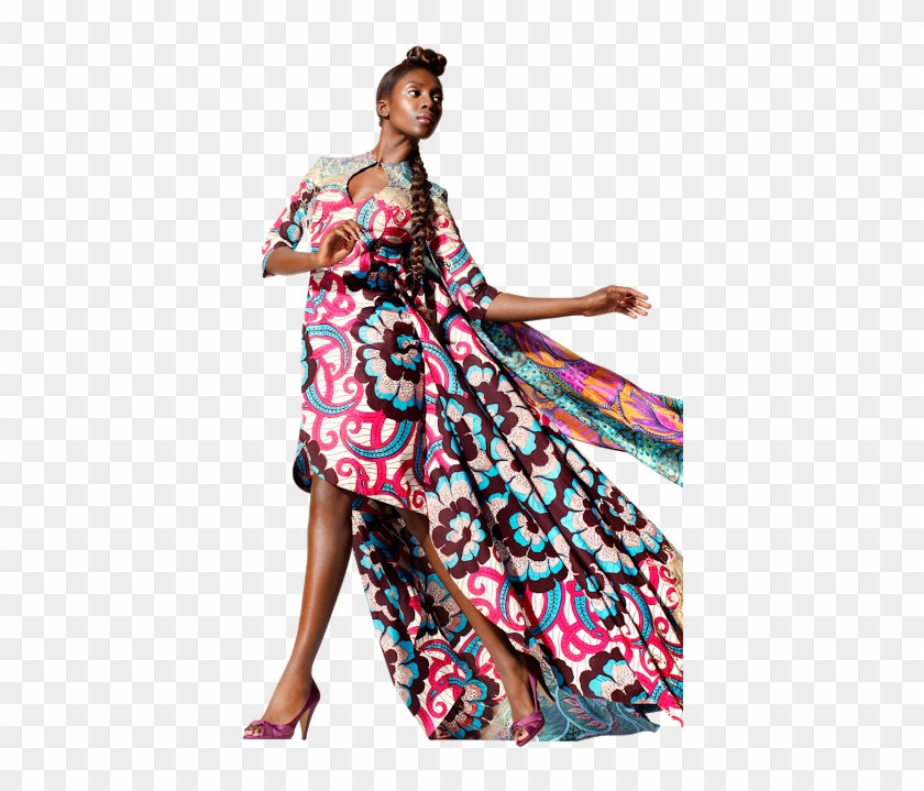 Vlisco Palais Des Sentiments Collection - Gown Clipart