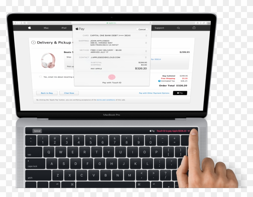 Magic Keyboard 2 With Touch Id - Macbook Pro 2017 Touch Id Clipart