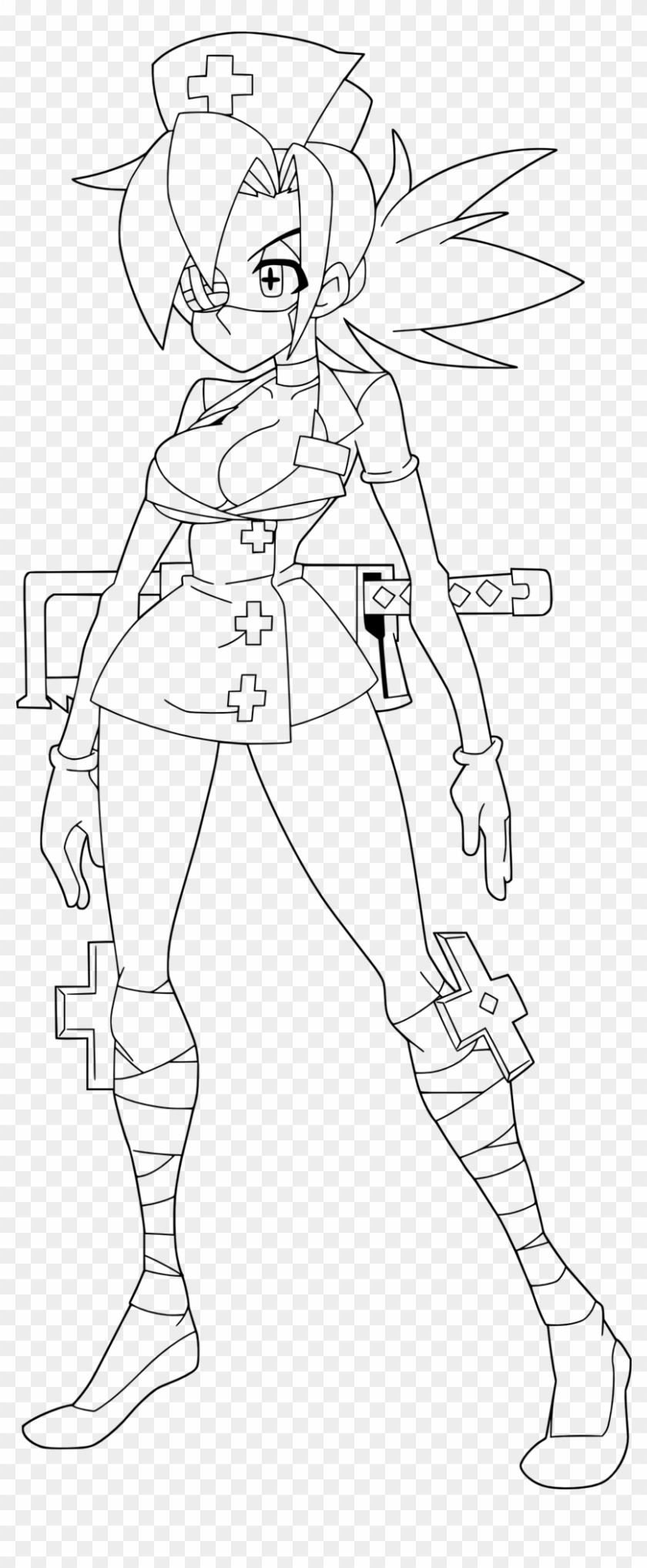 Skullgirls Palette Request/creation Thread - Line Art Clipart #3373390