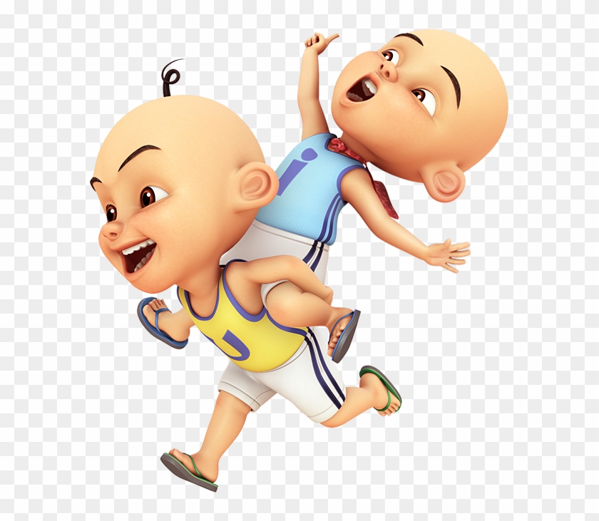 Tidak Mau Sekolah Gara-gara Upin Ipin - Cartoon Clipart