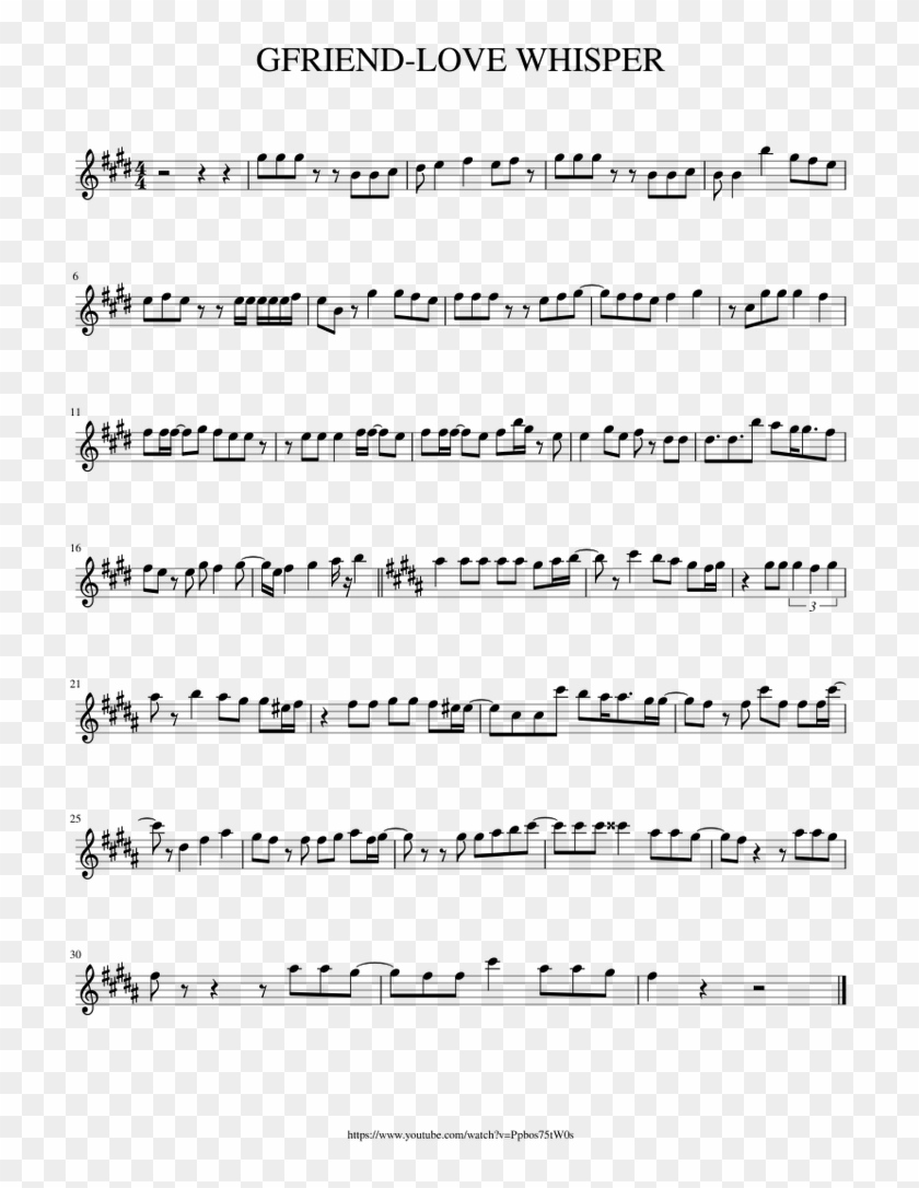 Gfriend-love Whisper - Imperial March Snare Drum Sheet Music Clipart #3373544