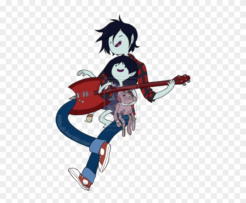 Marshall Lee Images Marshall Lee And Little Marcy Wallpaper - Marshall Lee And Little Marceline Clipart
