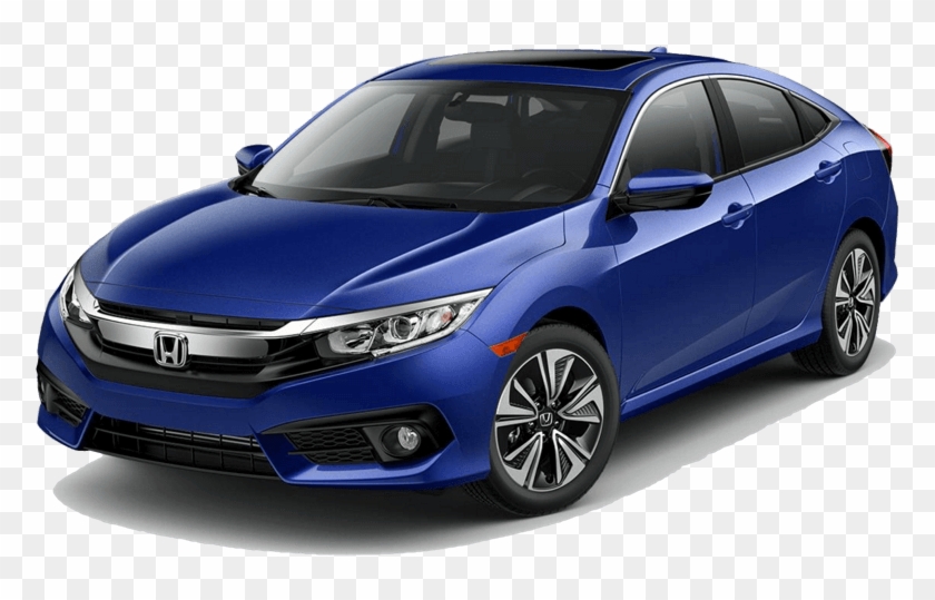 2017 Honda Civic Ex-l - Honda Civic Blue Colour Clipart
