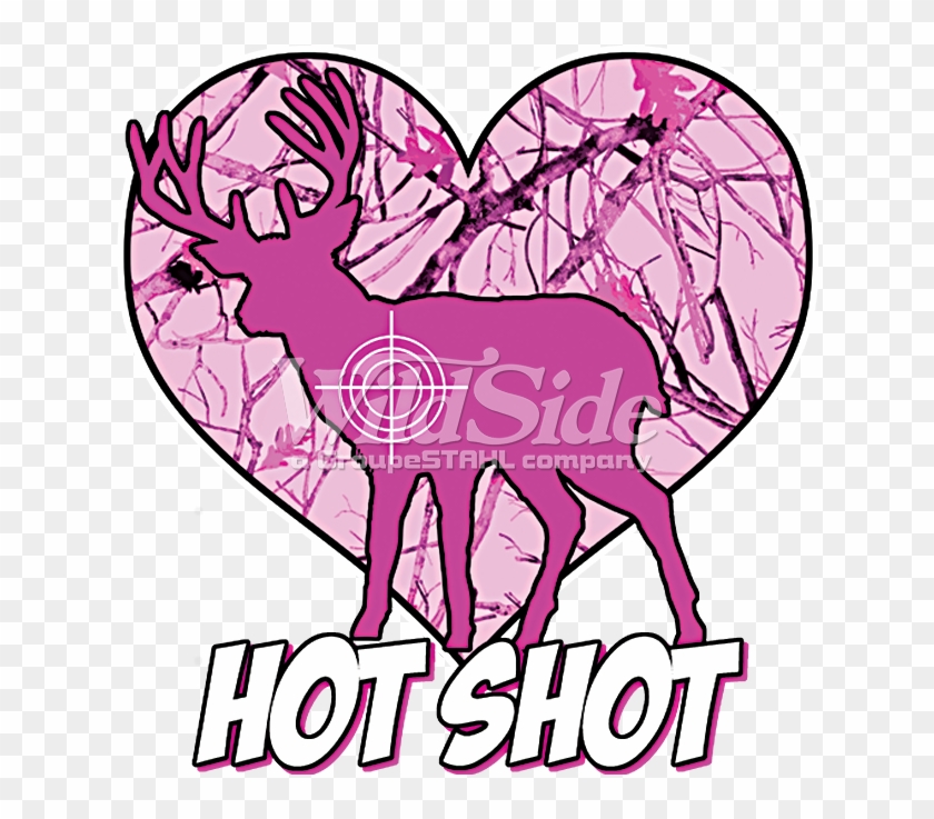 Hot Shot - Heart Deer Clipart