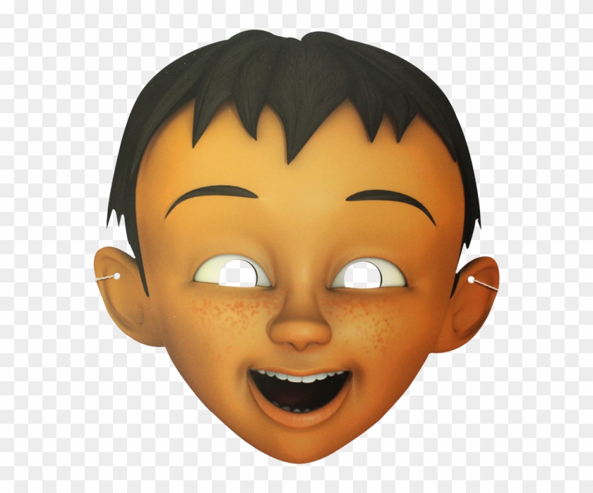 Prasekolah Mutiara Topeng Muka - Muka Fizi Upin Ipin Clipart
