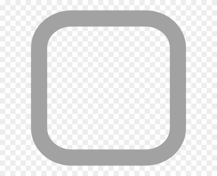 Checkbox Unchecked Gray Clip Art - Png Download