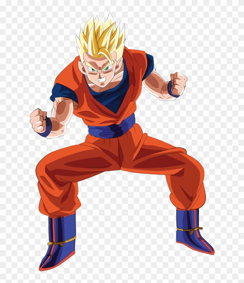 Gohan Ssj By Andrewdragonball - Gohan Ssj2 Adulto Dbs Clipart