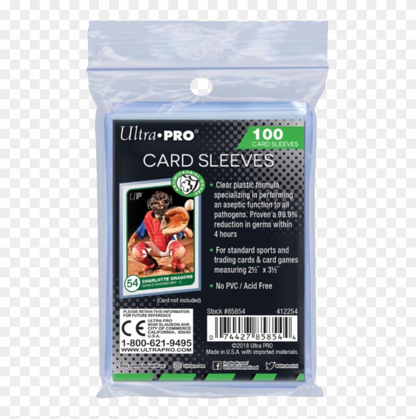 Ultra Pro Soft Card Antimicrobial Sleeves 100 Ct Bags/100 - Mosquito Clipart #3375528