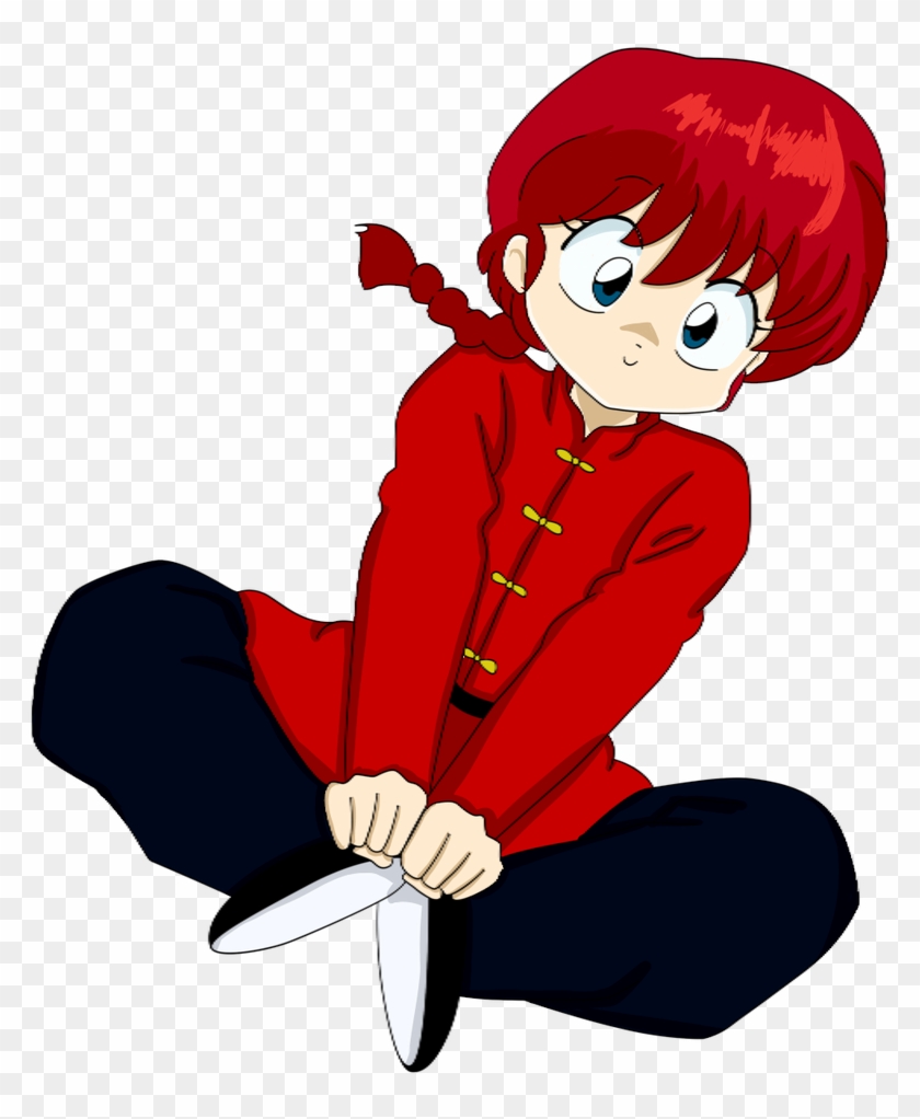 Ranma Chan Colored Ranma 1 2 Png Clipart Pikpng
