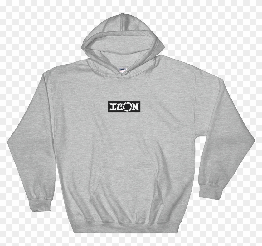 Icon Box Logo Mockup Front Flat Sport Grey - Jack Doherty Merch Clipart