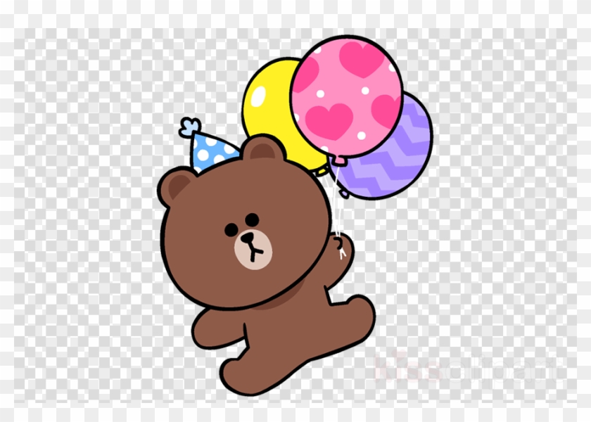 Line Friends Clipart Line Friends Clip Art - Brown Line Friend Png Transparent Png