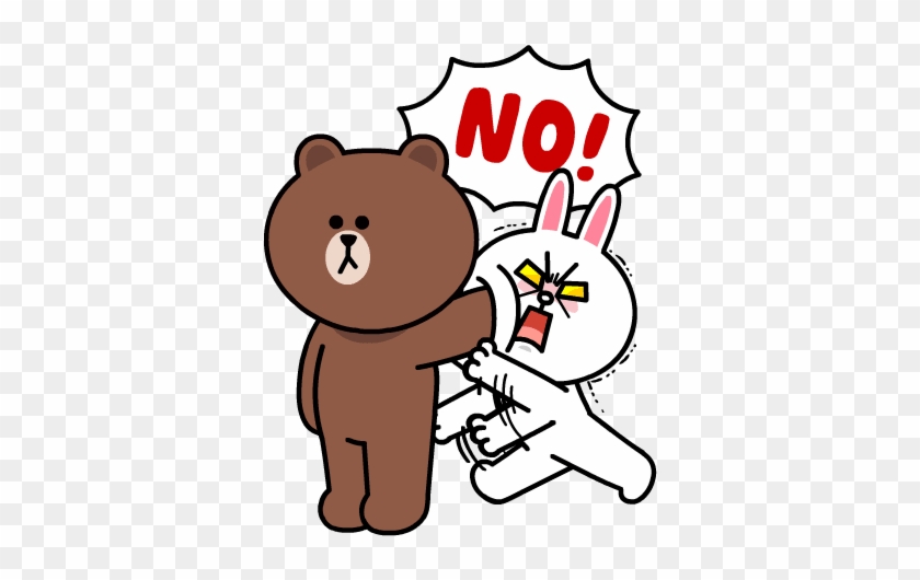 Brown & Cony Sweet Love - Brown And Cony Gif Clipart #3376421