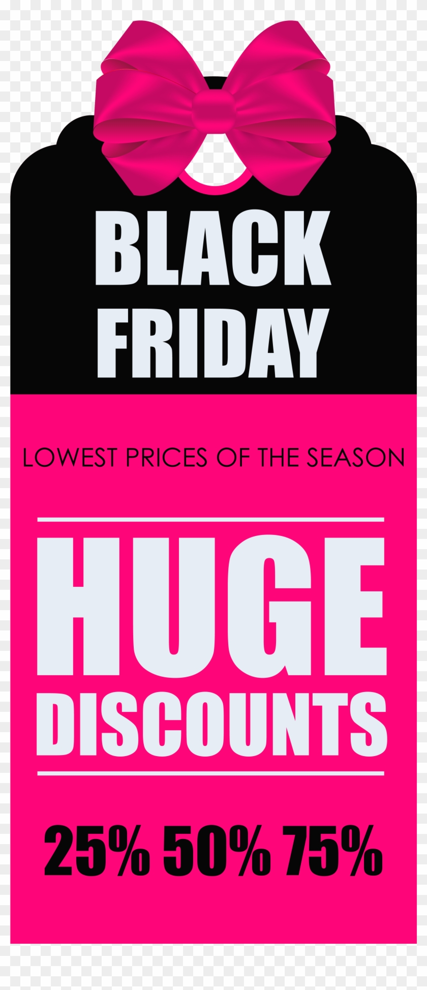 Black Friday Huge Discounts Tag Png Clipart Picture - Tags Black Friday Png Transparent Png #3376446