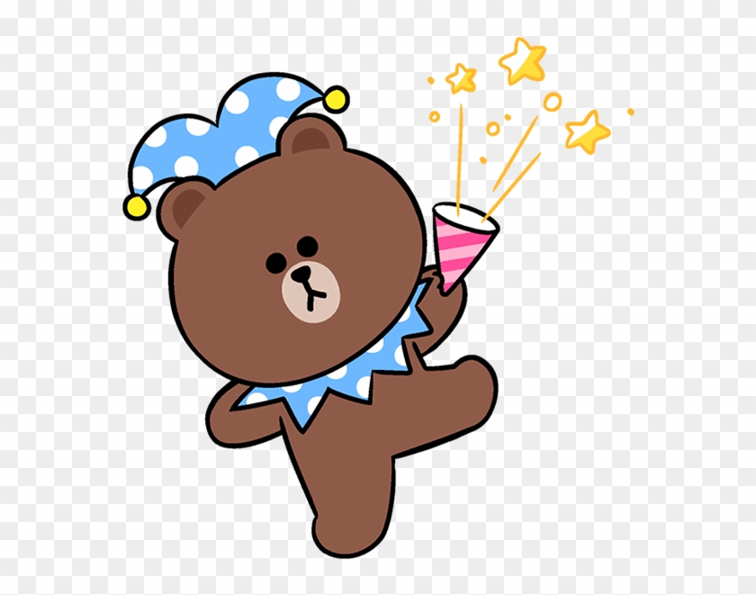 #linefriends #brown #party #freetoedit Clipart