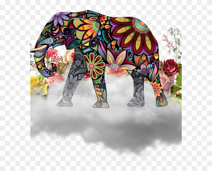 Elefante Mandala Png - Painted Festival Indian Elephants Clipart #3376668
