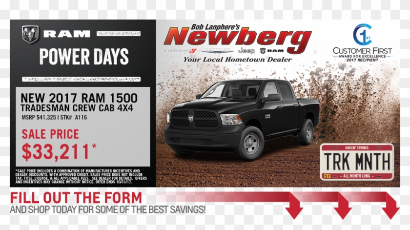 Celebrate The Truck Month At Newberg Dodge Jeep Chrysler - Ford F-series Clipart #3376686