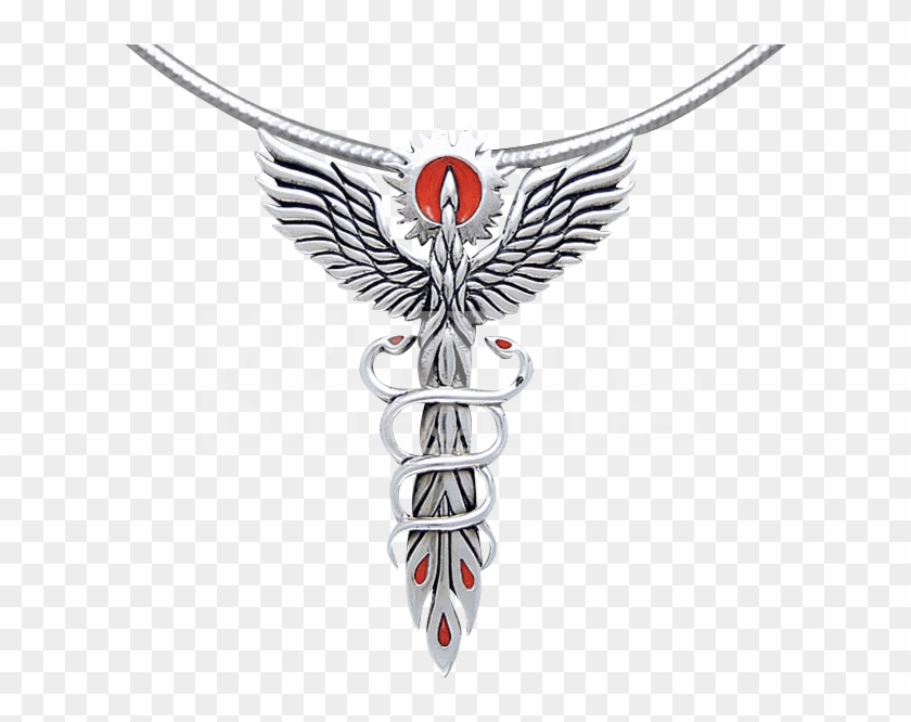 Medical Symbol With Phoenix Clipart #3376824