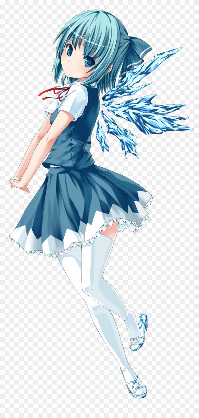 Resized To 51% Of Original - Touhou Cirno Transparent Clipart