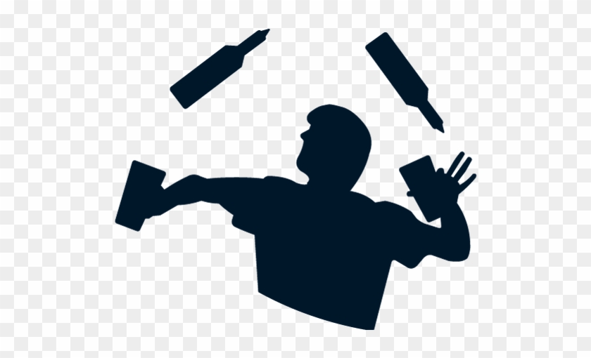 3 Punti Fondamentali Del Marketing Per Un Barman - Bartender Logo Png Clipart