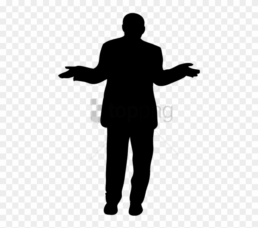 Free Png Man Silhouette Png Images Transparent - Man Silhouette No Background Clipart