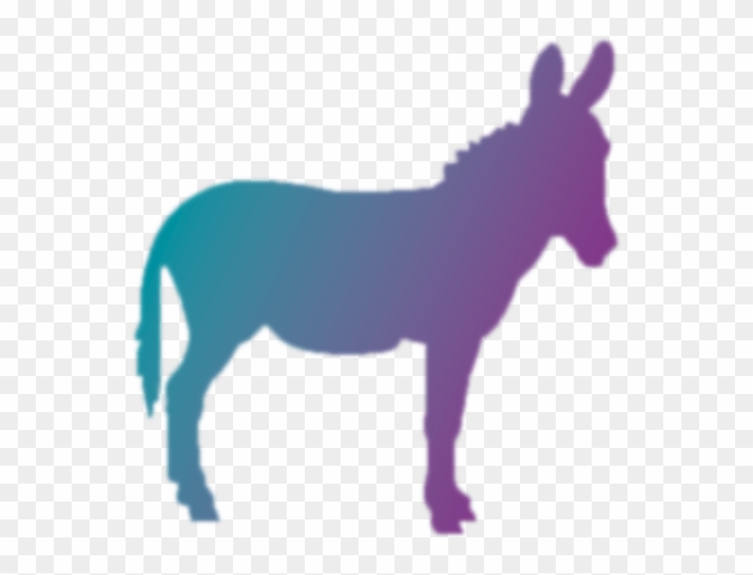 Donkey Icon Min - Donkey Silhouette Clipart