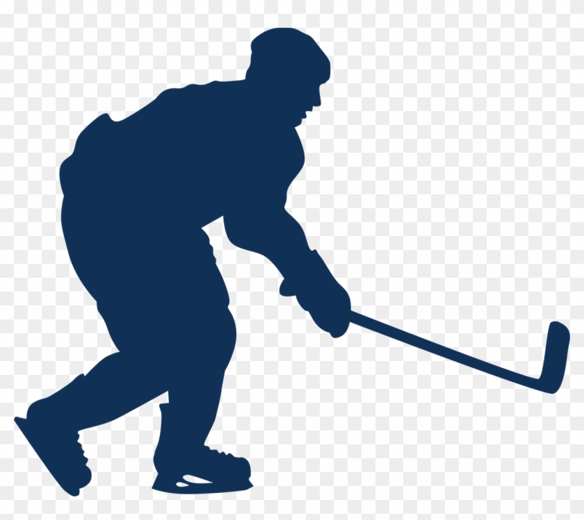 Hockey Silhouette Svg Cut File - Illustration Clipart #3377421