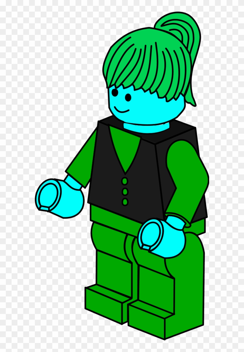 Lego Town Businesswoman - Lego Characters Vector Clip Art - Png Download