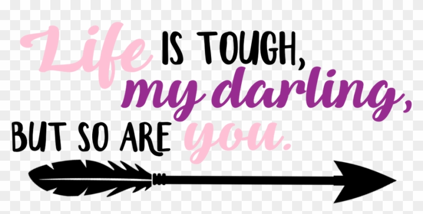 Lifeistough - Calligraphy Clipart