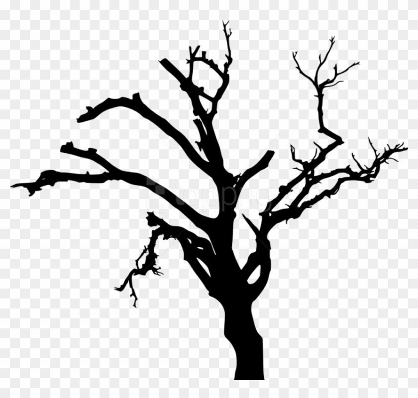 Must Show All Work Tree Silhouette Png Roots - Dead Tree Silhouette Png Clipart #3377877