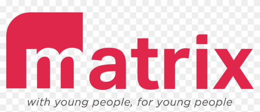 Matrix Logo With Strapline Red Web - Graphic Design Clipart