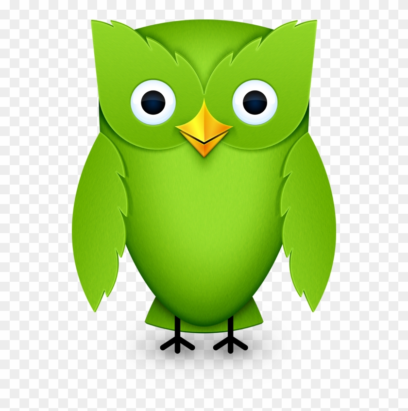 Free App That You Can Use To Learn Languages - Duolingo Owl Clipart #3378032