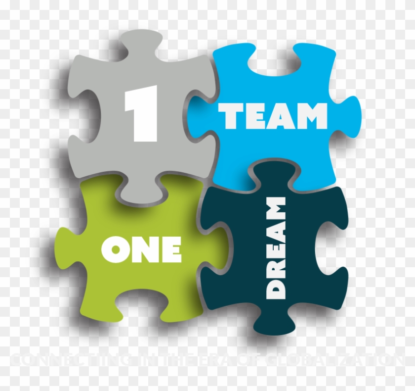 2 Events, 1 Amazing Team - One Team One Dream Logo Clipart #3378458