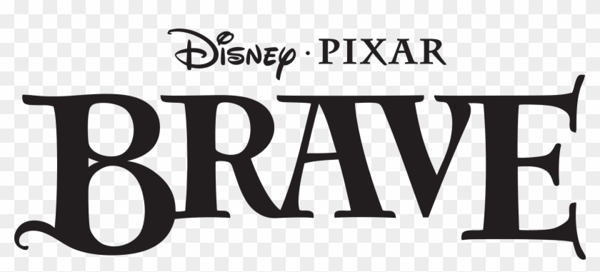 Disney Svg Black And White - Brave Logo Clipart #3378720