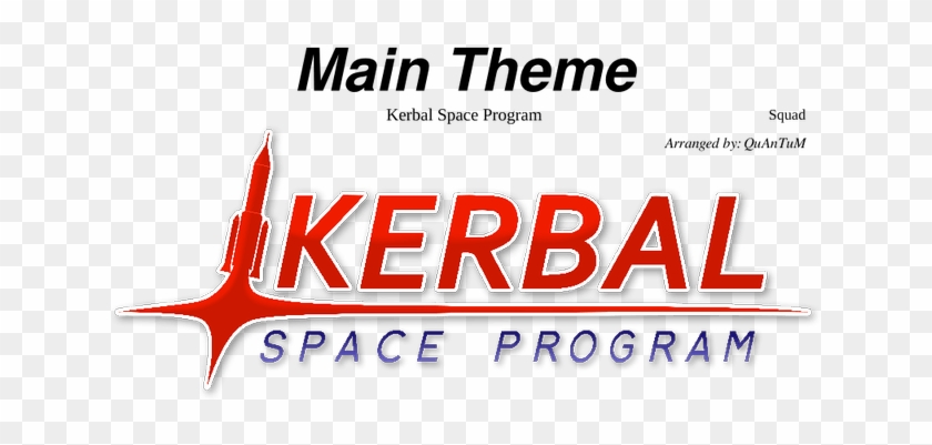 Kerbal Space Program Main Theme Sheet Music For Flute, - Graphic Design Clipart #3379358