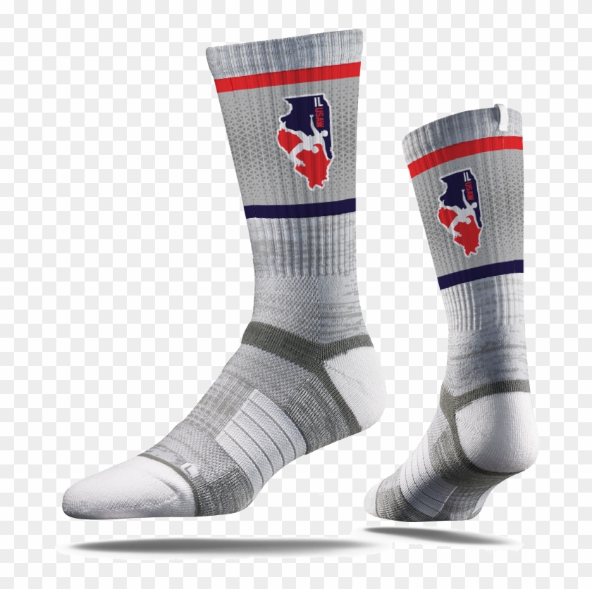 Illinois Usa Wrestling Performance Socks - Strideline 2.0 Socks Clipart #3379553