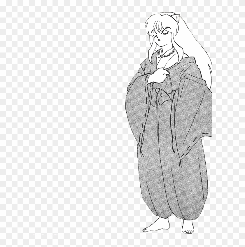 “ Transparent Inuyasha Putting On His Clothes Parts - Inuyasha Manga Transparent Clipart