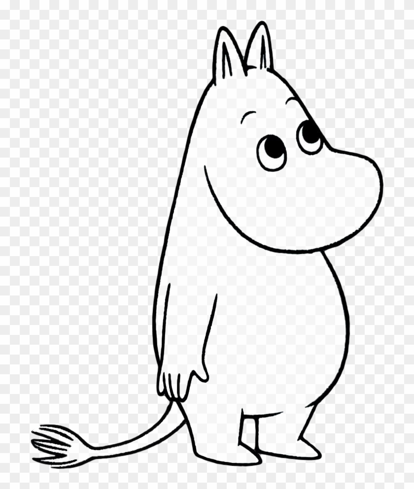 Moomin Cartoon, Bullet Drawing, Tove Jansson, Baby - Moomin Coloring Pages Clipart #3379667