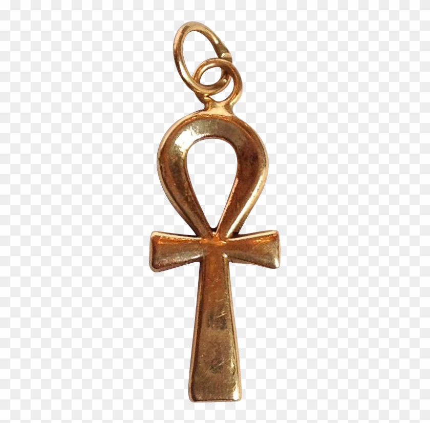 Vintage Ankh Charm, The Egyptian Hieroglyphic Character - Cross Clipart #3379801