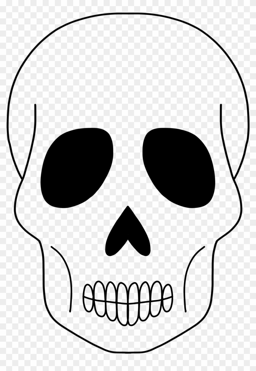 Download The Skull Base As A Transparent Png To Print - Skull Clipart #3380054