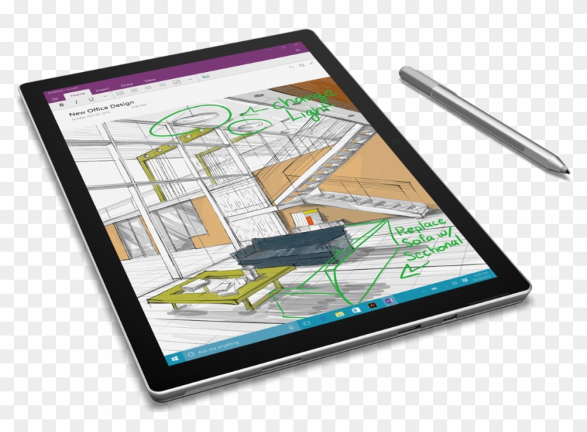 Drawing Ipad - Drawing With Surface Pro 4 Clipart #3380162