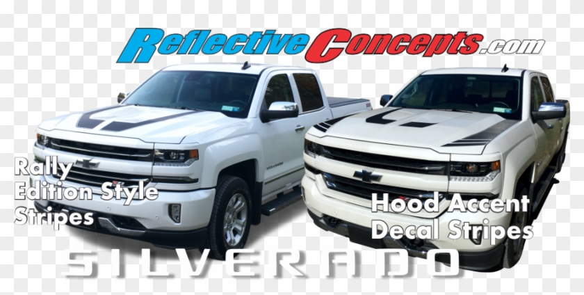 2016 2017 2018 Silverado Graphic Hood Stripes - 2018 Silverado Hood Stripes Clipart