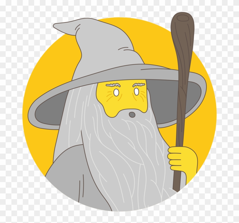 Gandalf The Gray - Cartoon Clipart #3381399