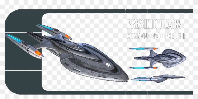 With The Ceasefire In The Federation And Klingon War - Presidio Command Battlecruiser Clipart #3381681