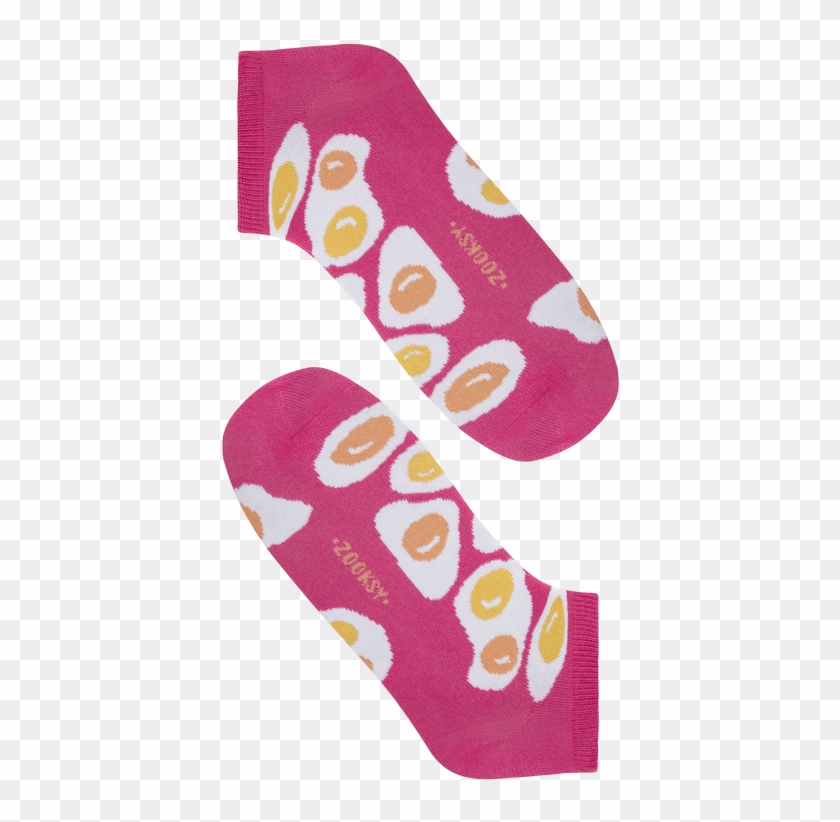 Eggs In A Pink Socks - Sock Clipart