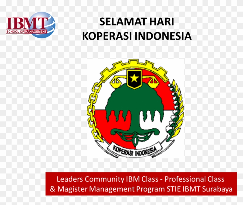 Stie Ibmt Koperasi Indonesia - Cooperative Clipart #3382951